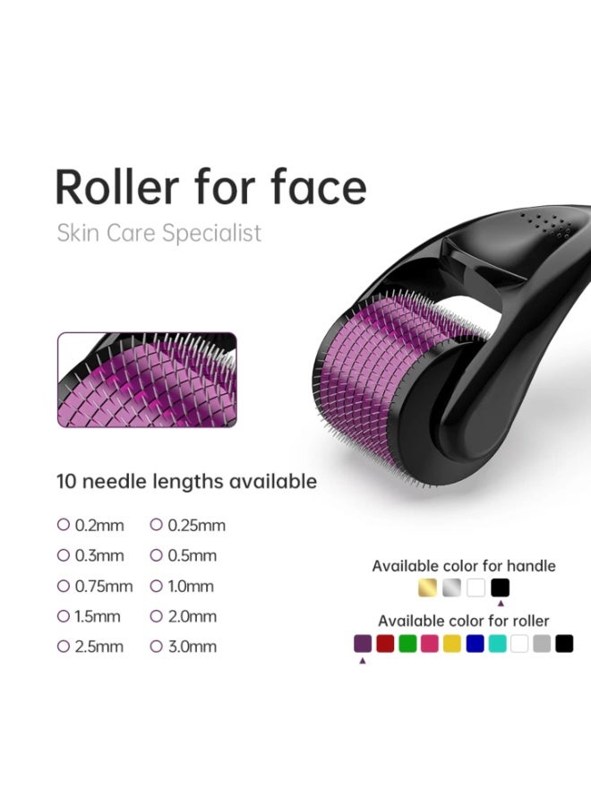 Jagravo Derma Roller Pack of 2, 540 Titanium Needles Microneedling Roller for Hair Growth, Face, Beard and Scalp Care, Anti Aging, Acne Scar and Stretch Mark Treatment with Storage Case - Image 4
